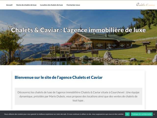 Wordpress Chalets et Caviar